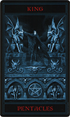 Король Пентаклей (Готик Таро)