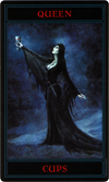 Королева Кубков (Готик Таро)
