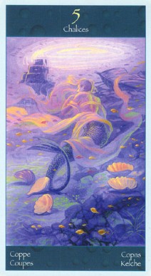 Таро Сирен (Tarot of Mermaids). Галерея, значение карт. Гадание. FiveOfCups