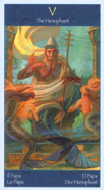 Таро Сирен (Tarot of Mermaids). Галерея, значение карт. Гадание. Hierophant