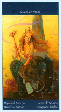 Таро Сирен (Tarot of Mermaids). Галерея, значение карт. Гадание. QueenOfWands