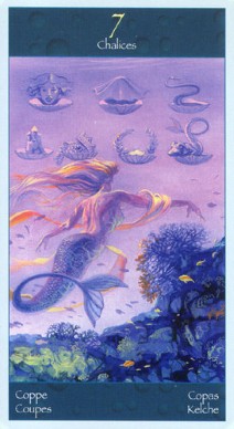 Таро Сирен (Tarot of Mermaids). Галерея, значение карт. Гадание. SevenOfCups
