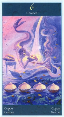 Таро Сирен (Tarot of Mermaids). Галерея, значение карт. Гадание. SixOfCups