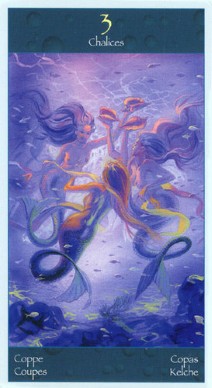 Таро Сирен (Tarot of Mermaids). Галерея, значение карт. Гадание. ThreeOfCups