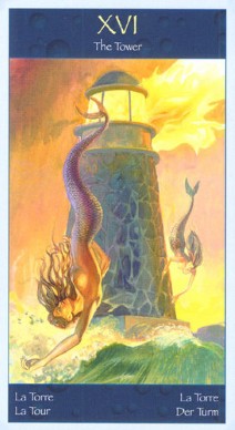 Таро Сирен (Tarot of Mermaids). Галерея, значение карт. Гадание. Tower