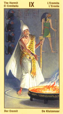  Таро Вечности (Карты Фараона Рамзеса) - Tarot of Eternity Hermit