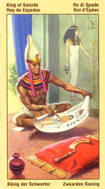  Таро Вечности (Карты Фараона Рамзеса) - Tarot of Eternity KingOfSwords