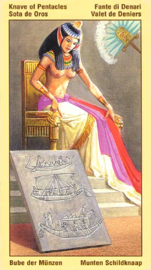  Таро Вечности (Карты Фараона Рамзеса) - Tarot of Eternity PageOfPentacles