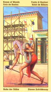  Таро Вечности (Карты Фараона Рамзеса) - Tarot of Eternity PageOfWands