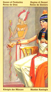  Таро Вечности (Карты Фараона Рамзеса) - Tarot of Eternity QueenOfPentacles